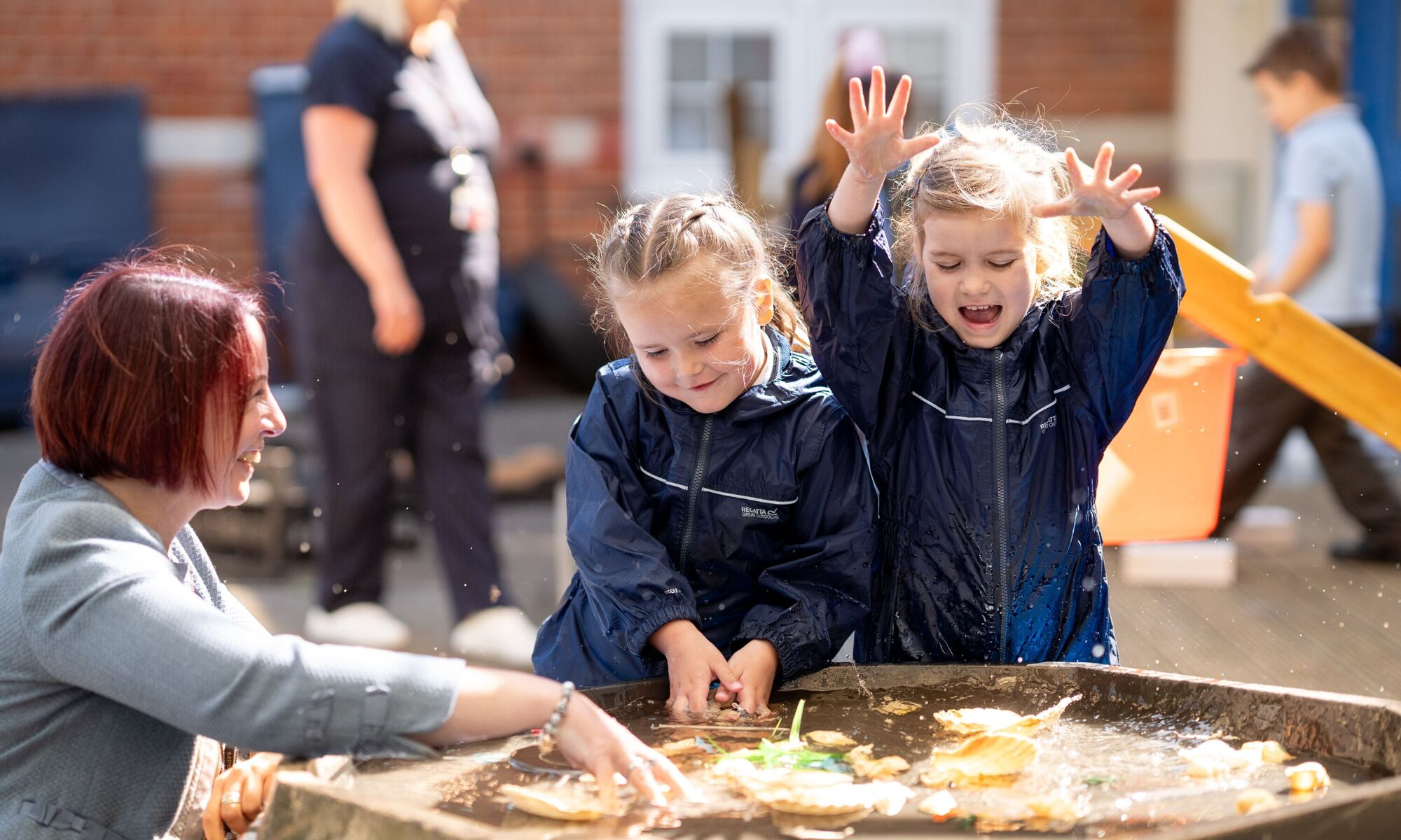 Maldon Primary School Students Playing Outside